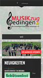 Mobile Screenshot of musikzug-oedingen.de