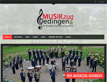 Tablet Screenshot of musikzug-oedingen.de